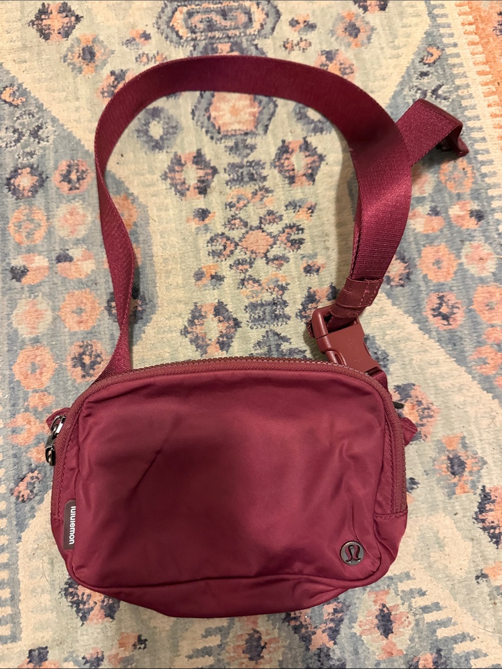 Lululemon Small Crossbody Belt Bag in Deep Burgundy